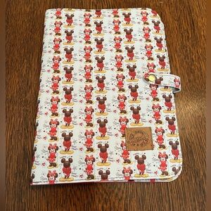 NWOT Hand Made Disney Mickey and Minnie Mouse Patterned Journal
